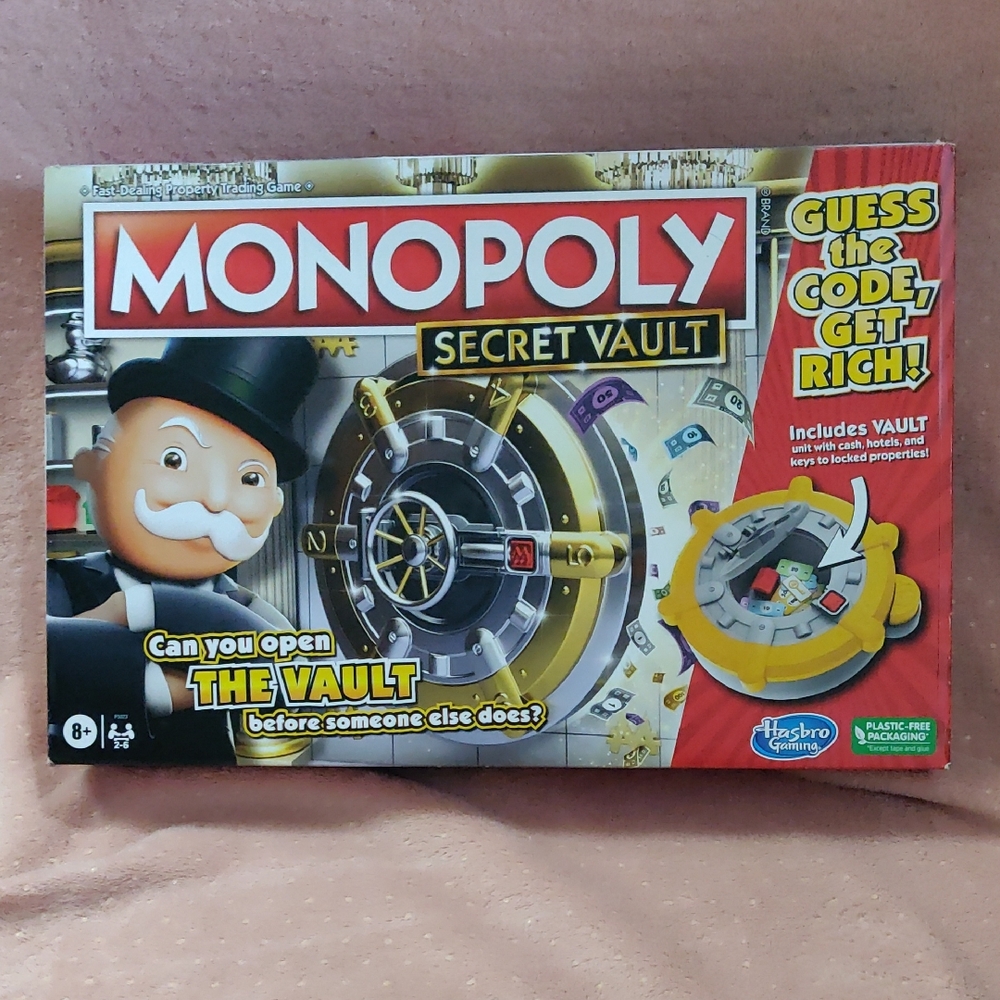 Monopoly Secret Vault Board Game